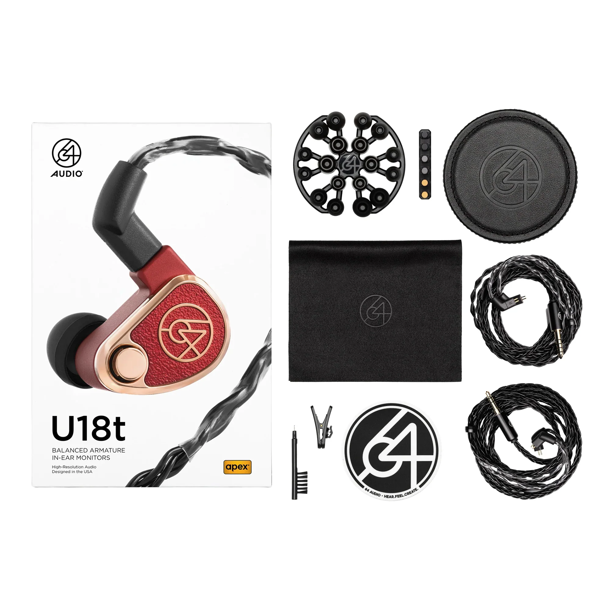 64 Audio U18t Universal In-Ear Monitors (2025 Edition) - Image 4