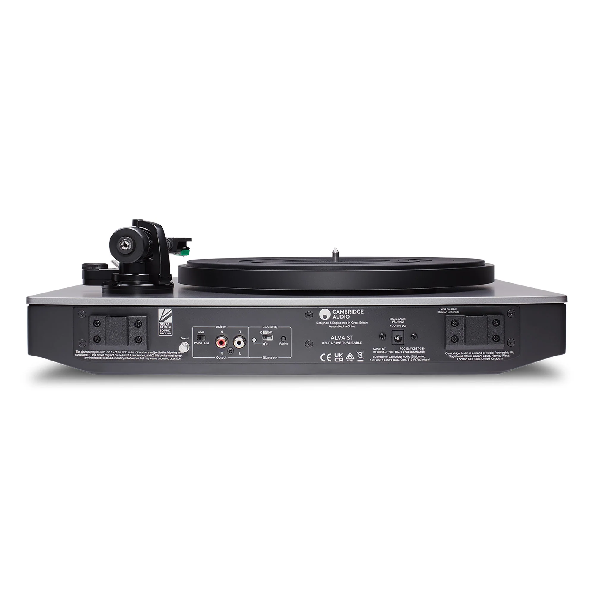 Cambridge Audio Alva ST Belt Drive Turntable with Bluetooth Aptx HD - Image 4
