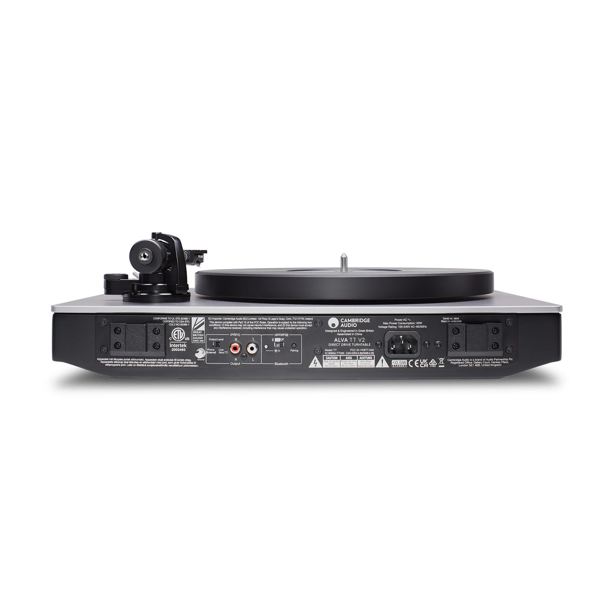 Cambridge Audio Alva TT v2 Direct Drive Turntable with Bluetooth aptX HD - Image 4