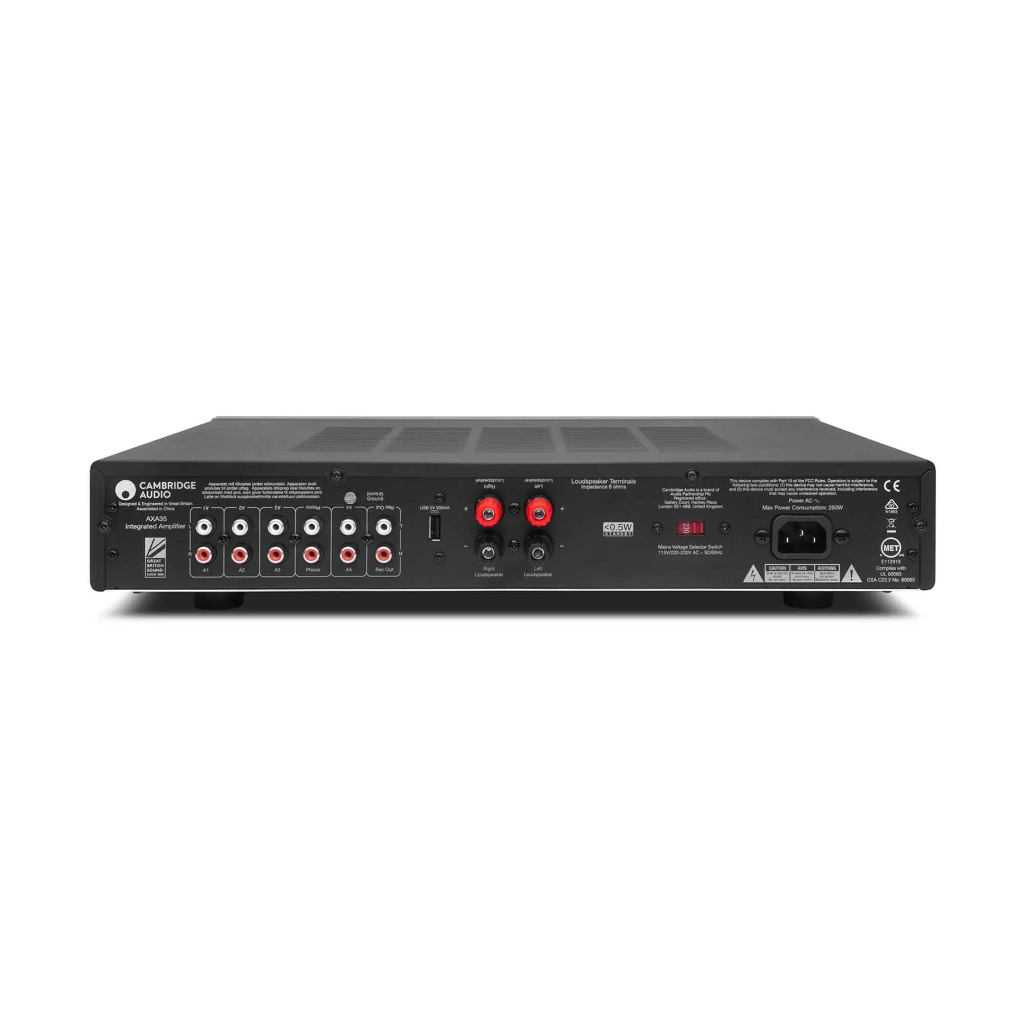 Cambridge Audio AXA35 Integrated Amplifier - Image 3