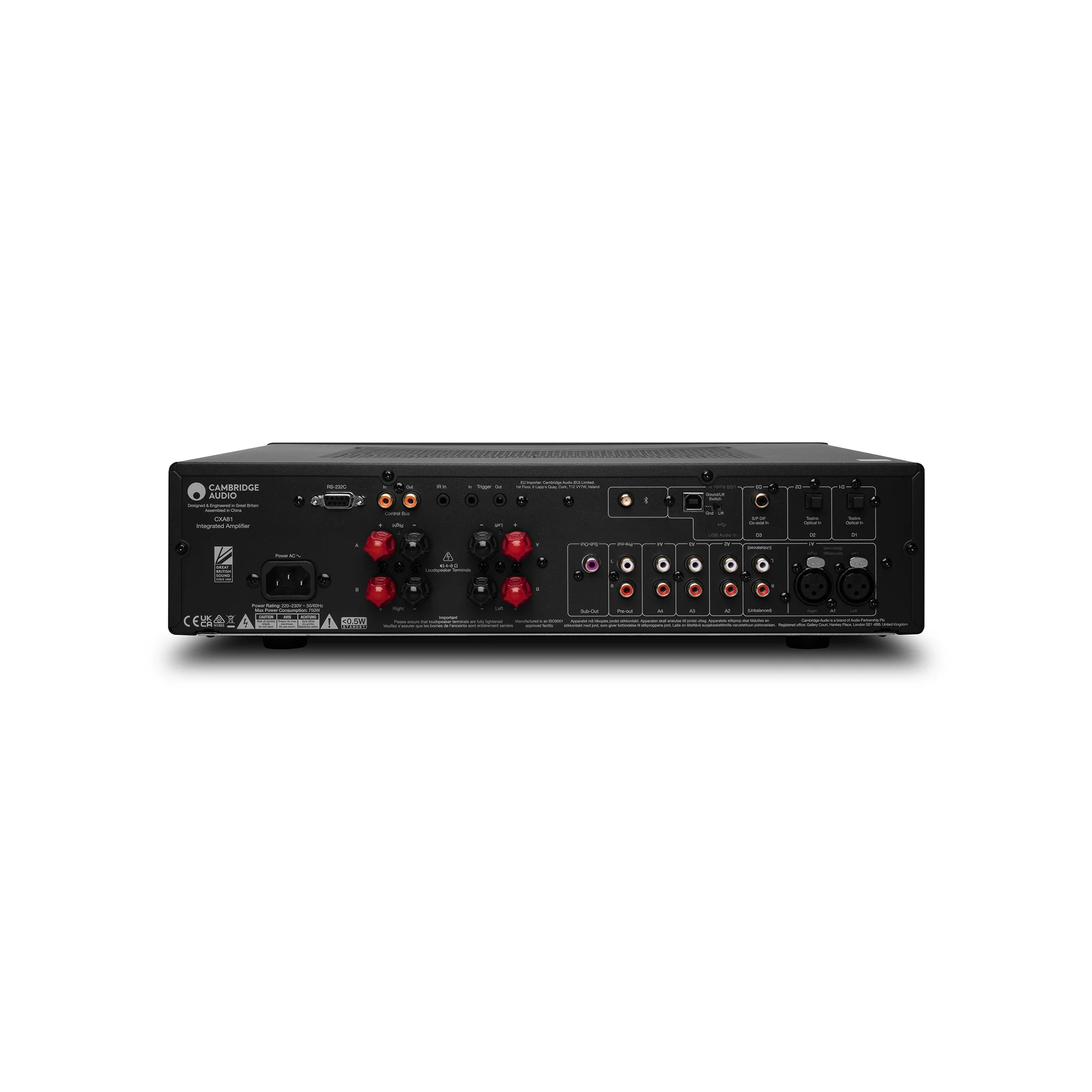 Cambridge Audio CXA81 MKII Black Edition Integrated Amplifier - Image 6