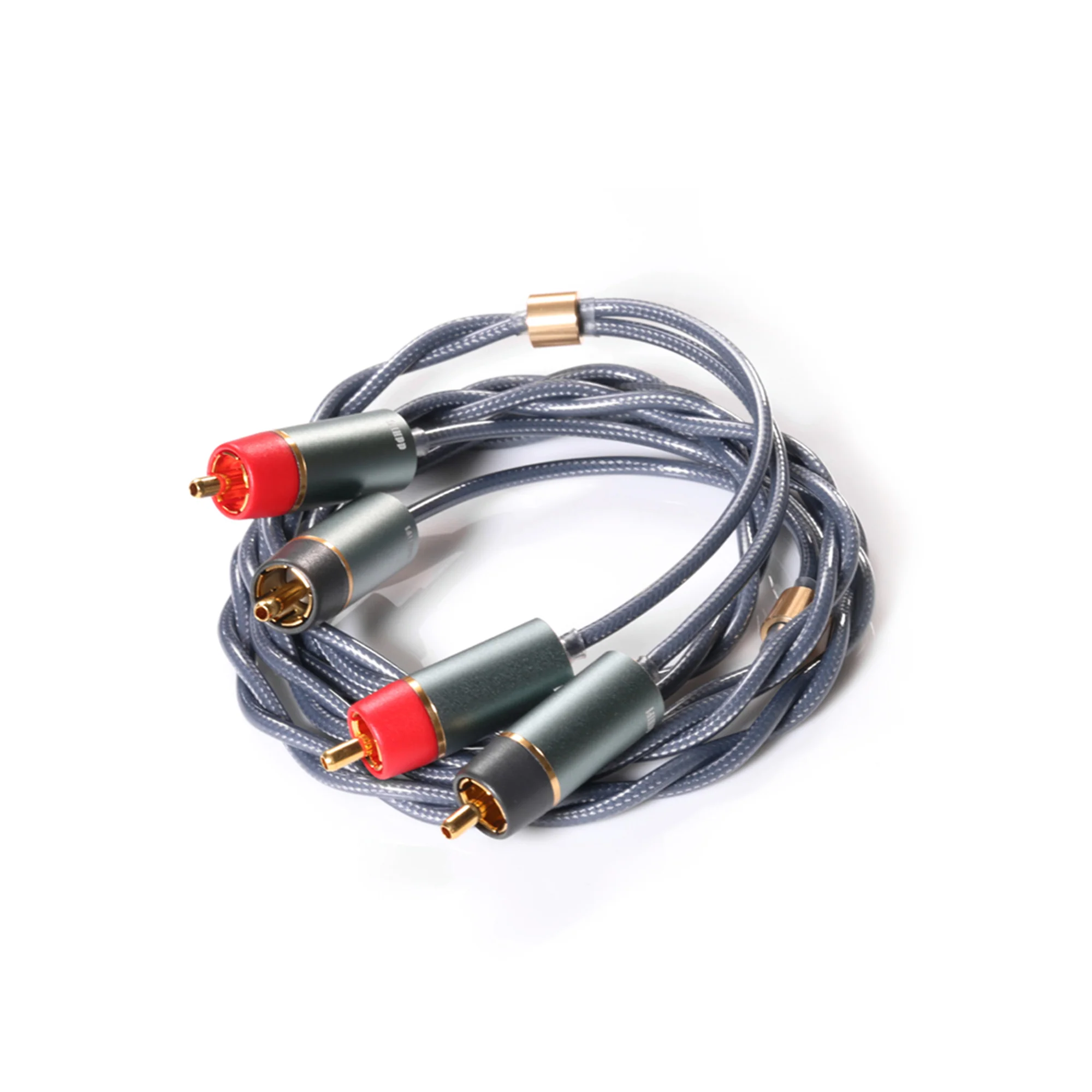 ddHiFi RC Series Shielded Silver RCA Interconnect Cable - Image 14