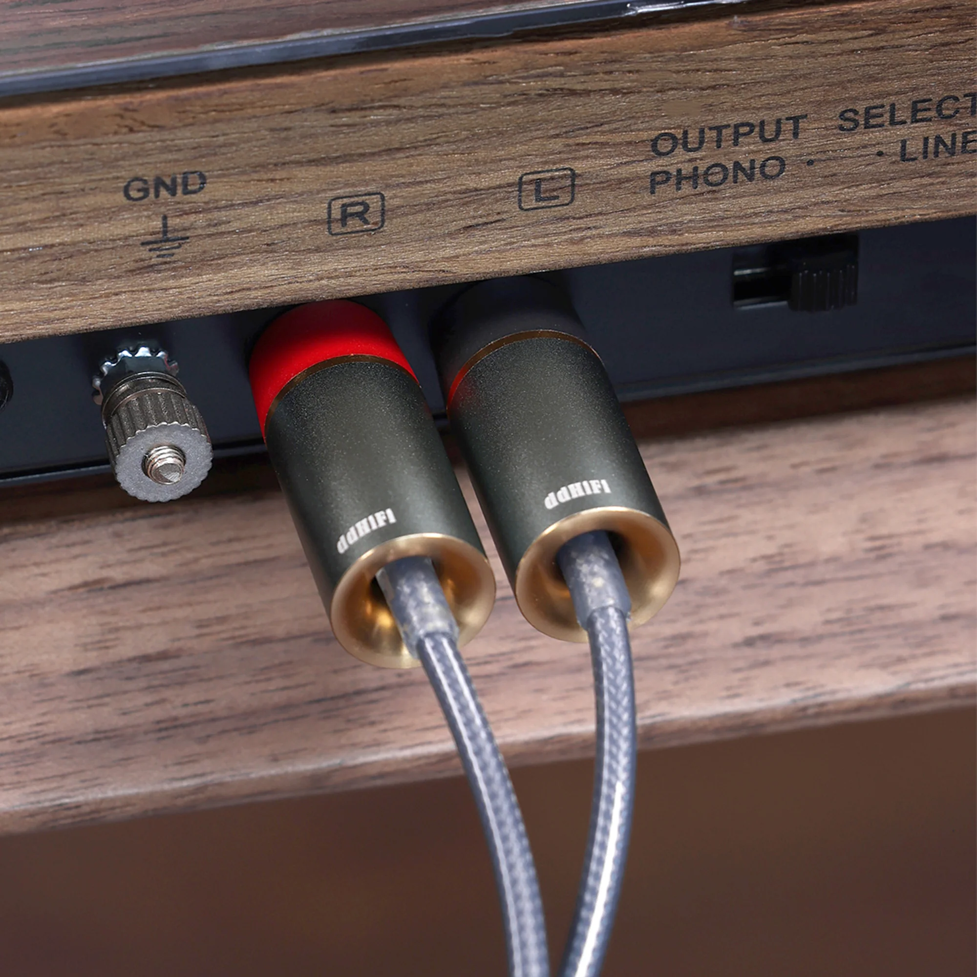 ddHiFi RC Series Shielded Silver RCA Interconnect Cable - Image 15