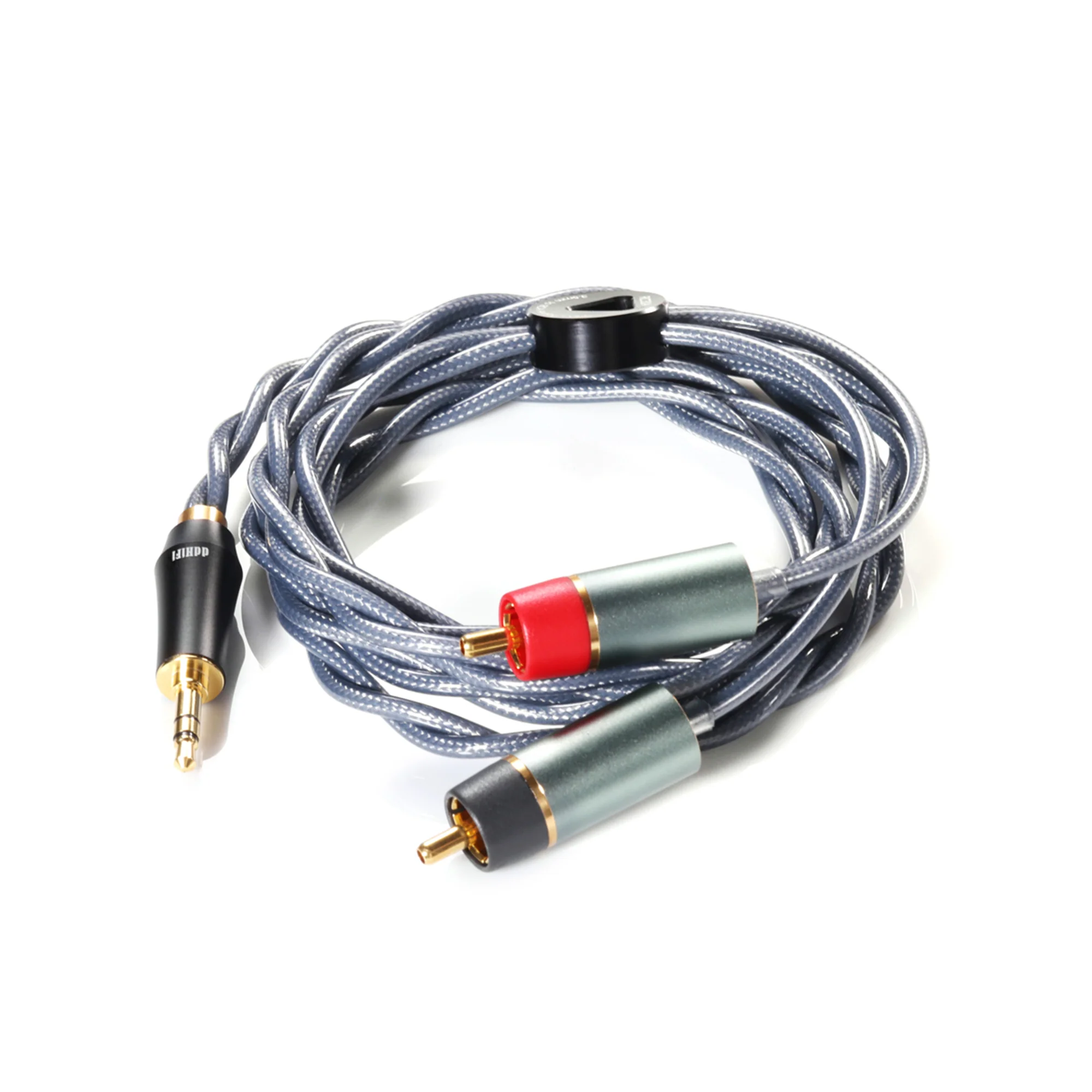 ddHiFi RC Series Shielded Silver RCA Interconnect Cable - Image 7
