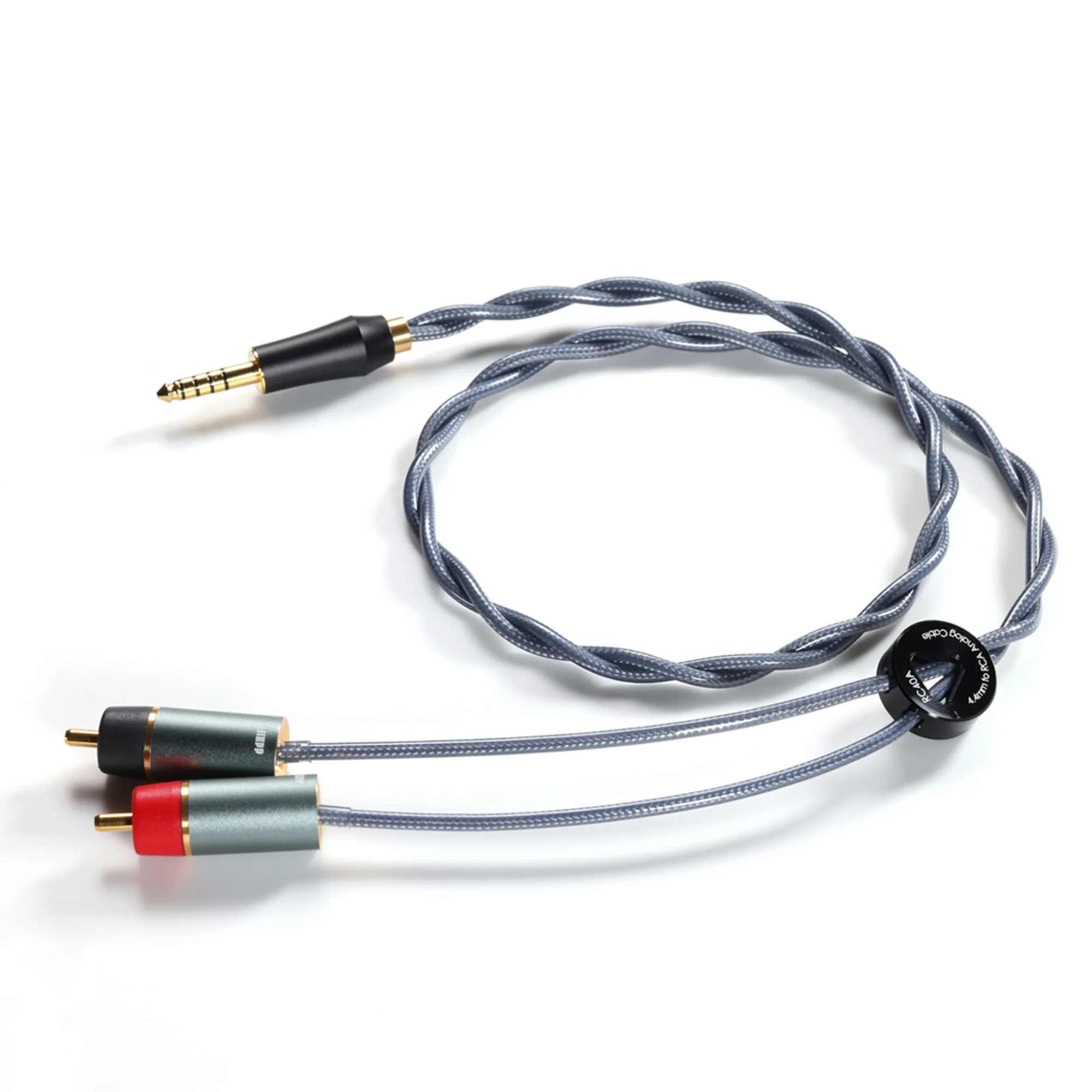 ddHiFi RC Series Shielded Silver RCA Interconnect Cable - Image 8