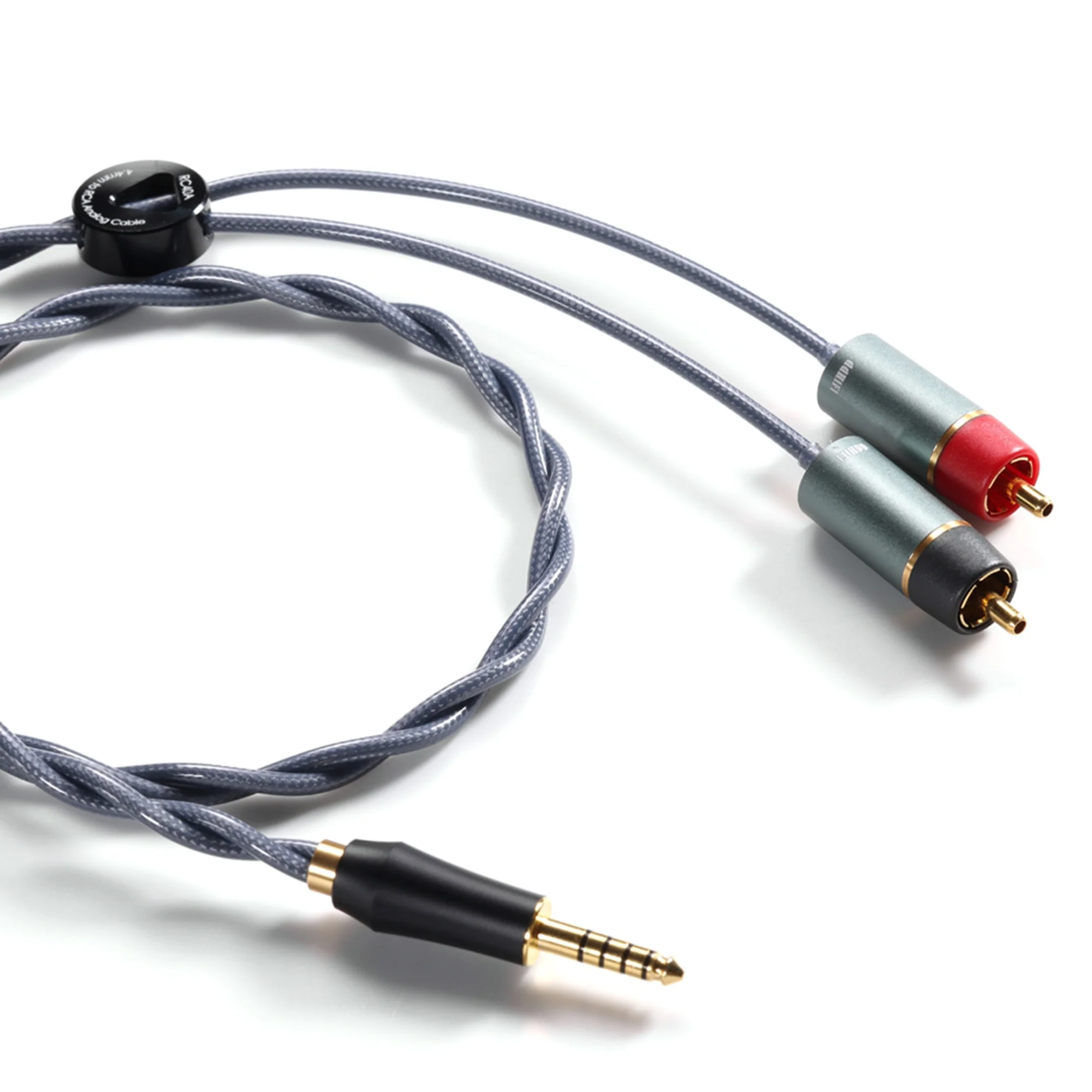 ddHiFi RC Series Shielded Silver RCA Interconnect Cable - Image 9