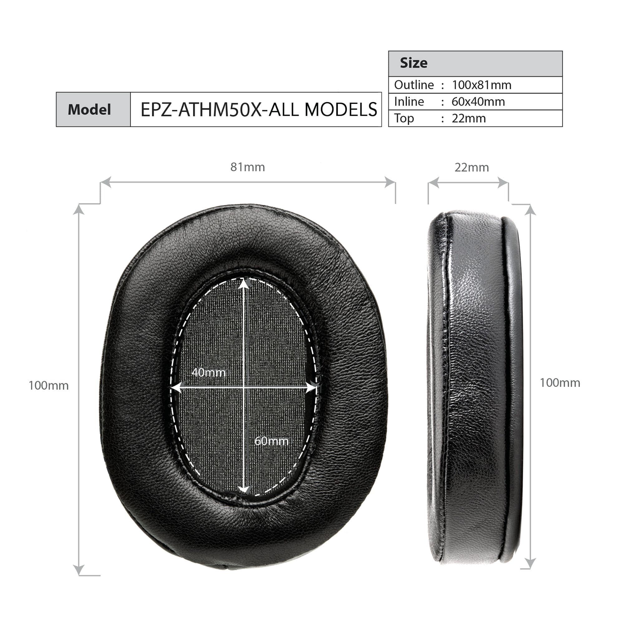 Dekoni Audio Elite Sheepskin Earpads for Audio-Technica ATH-M Series - Image 5