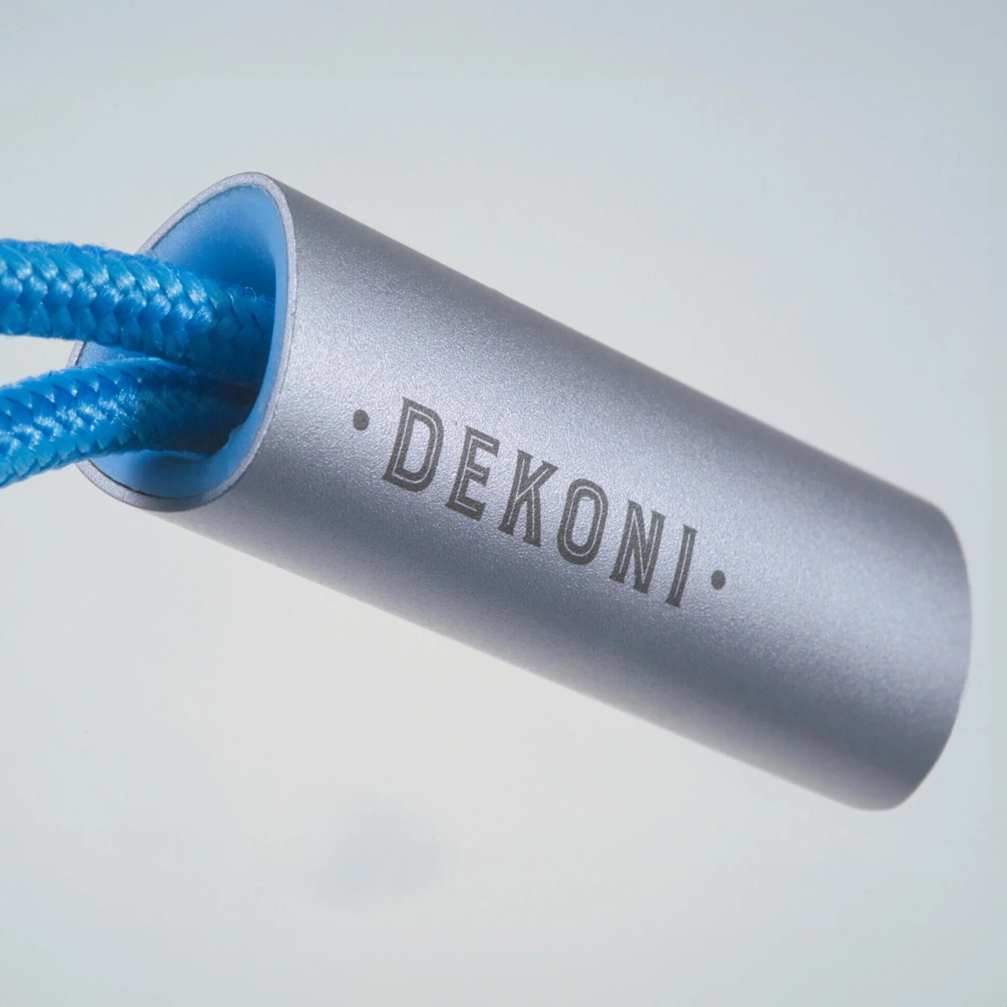 Dekoni Audio Ensemble Postsplit Blue Nylon Woven Jacket Headphone Connectors - Image 8