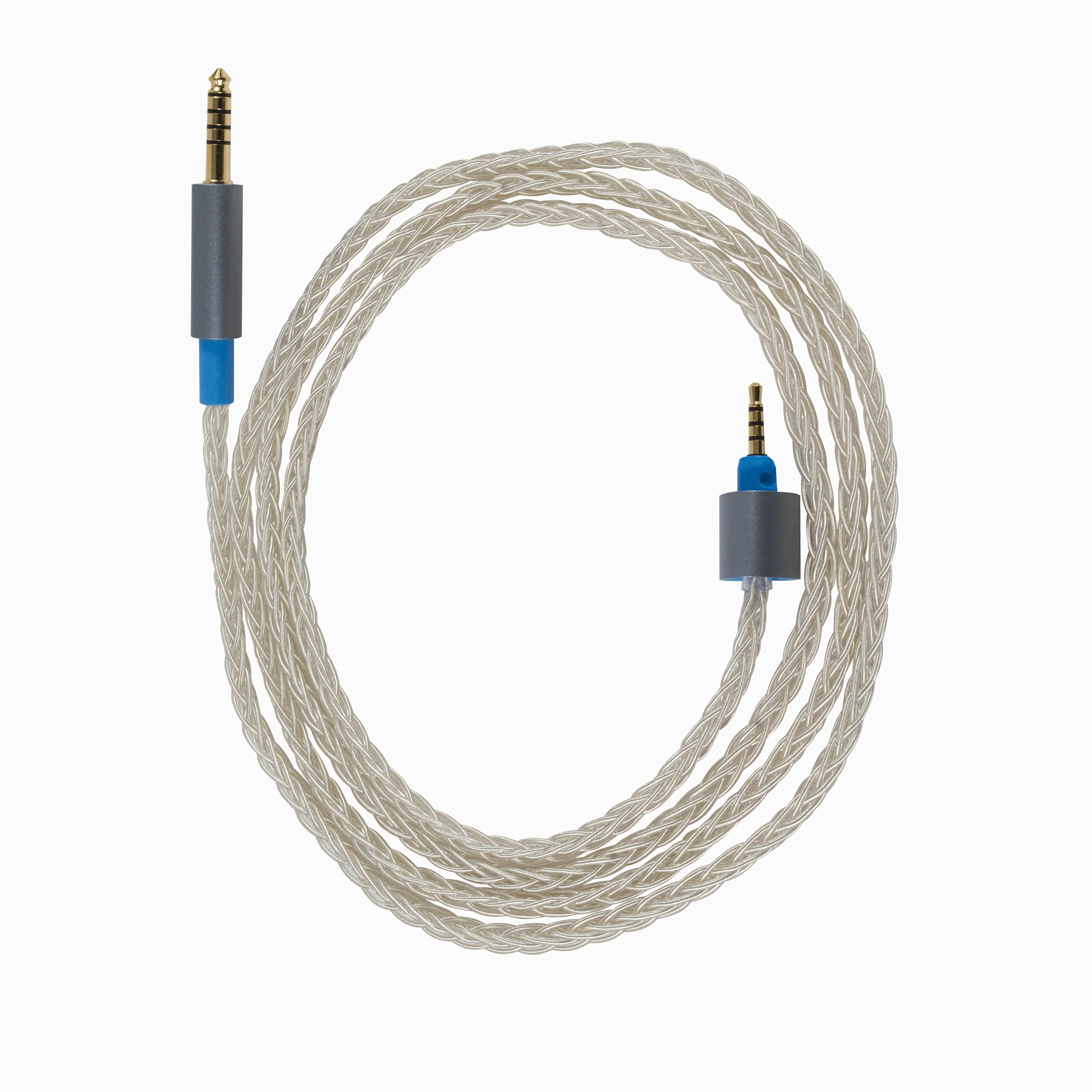 Dekoni Audio Ensemble Presplit Silver Braided Headphone Cable