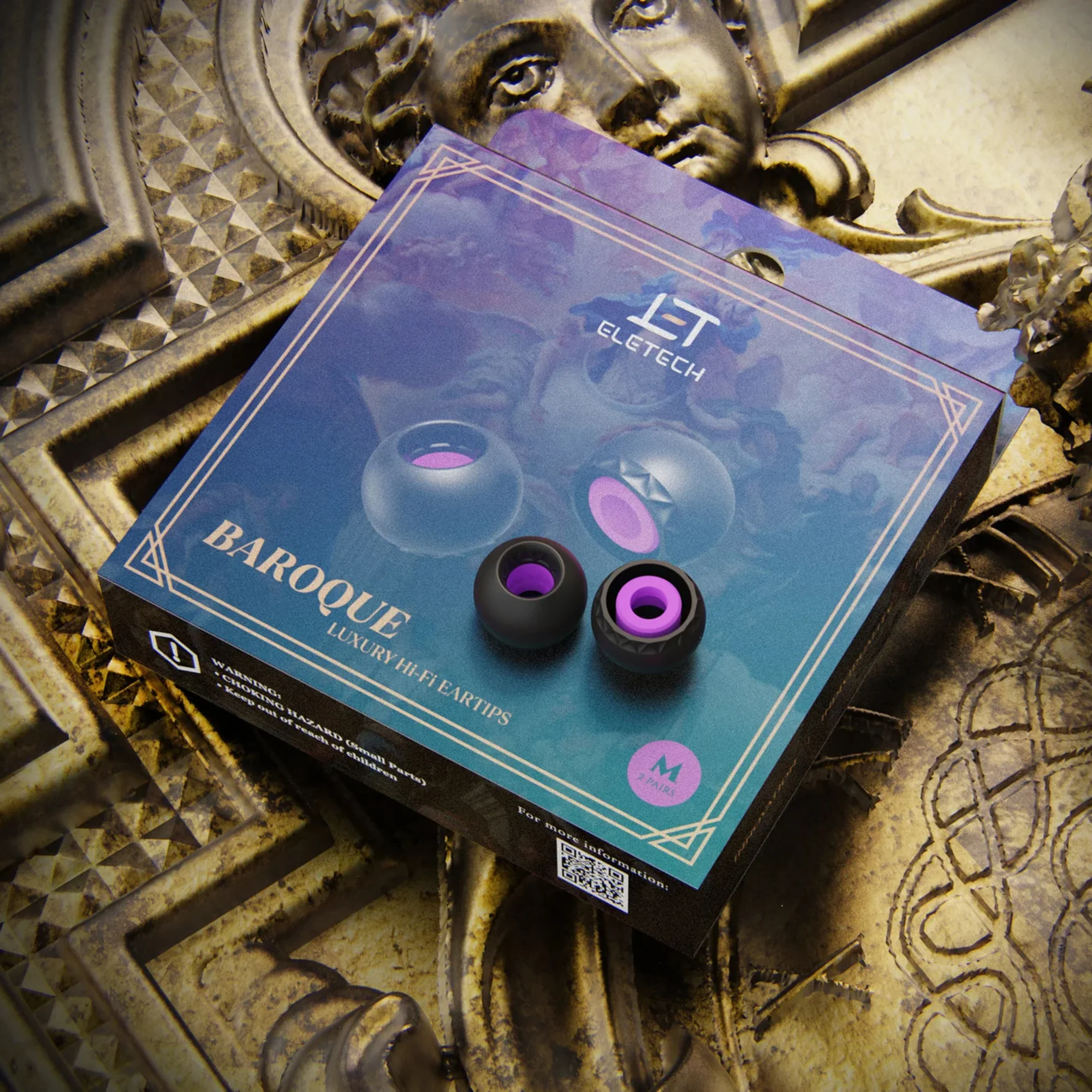 Eletech Baroque Luxury Hi-Fi Eartips - Image 3