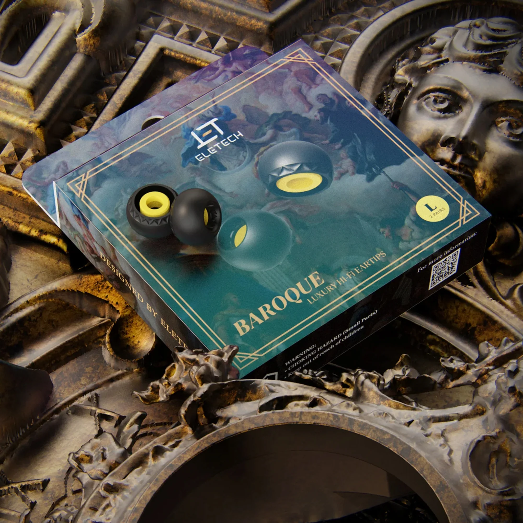 Eletech Baroque Luxury Hi-Fi Eartips - Image 4