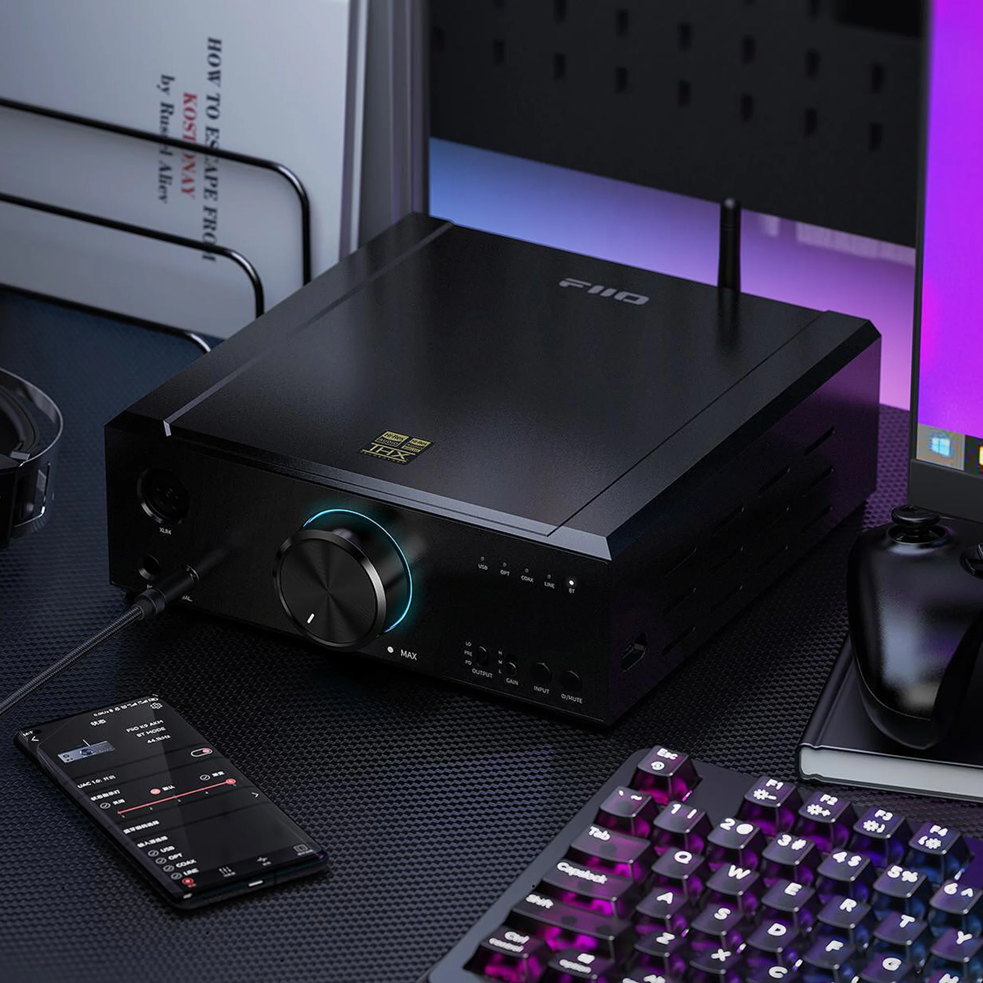 FiiO K9 AKM Desktop DAC & Headphone Amplifier - Image 5
