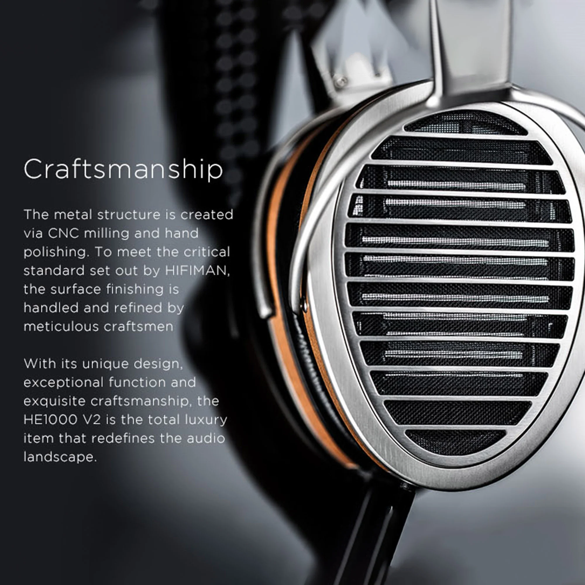 HiFiMAN HE-1000 V2 Stealth Open Back Planar Magnetic Headphones - Image 19