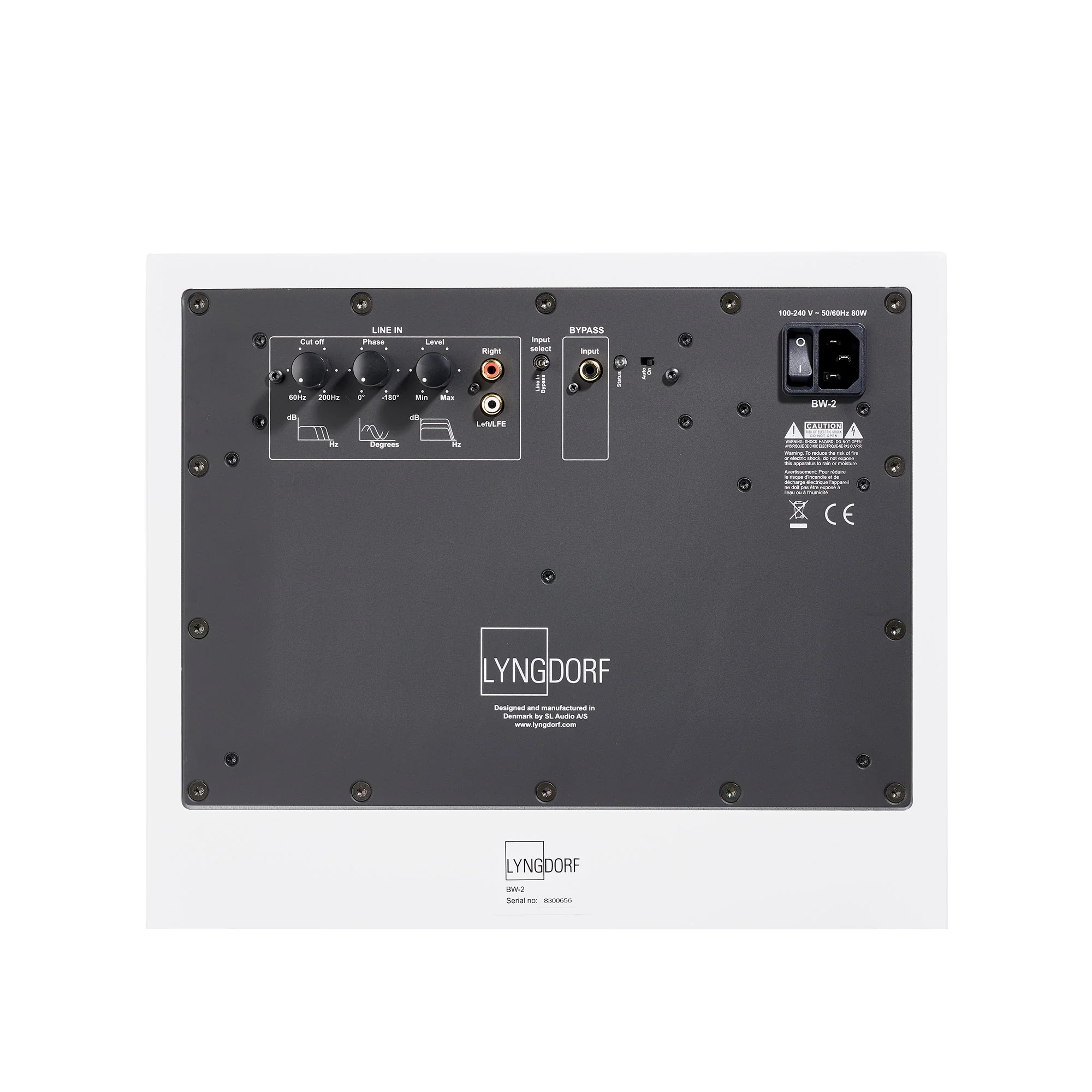Lyngdorf BW-2 Subwoofer with Gabriel fabric cover - Image 9