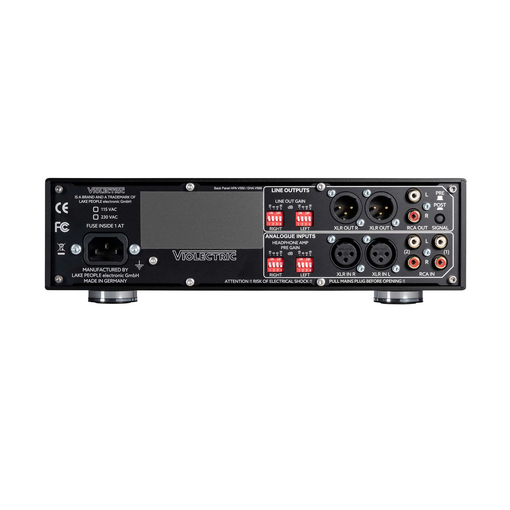 Violectric HPA V550 Balanced Headphone Amplifier - Image 3